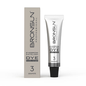 Bronsun Nude Range Eyebrow and Eyelash Cream Dye - Graphite 