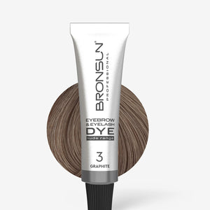 Bronsun Nude Range Eyebrow and Eyelash Cream Dye - Graphite 
