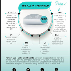 InLei® TOTAL 8 Shields | 8 Different Sizes of Lift Shields S-XL