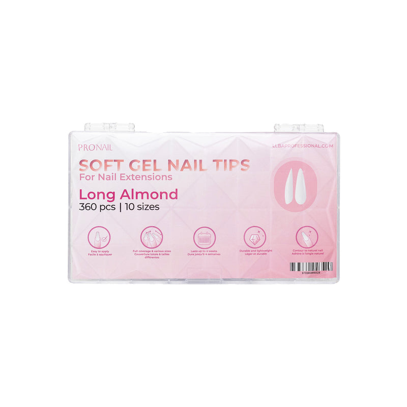 Curacoro ProNail Soft Gel Tips - Almond