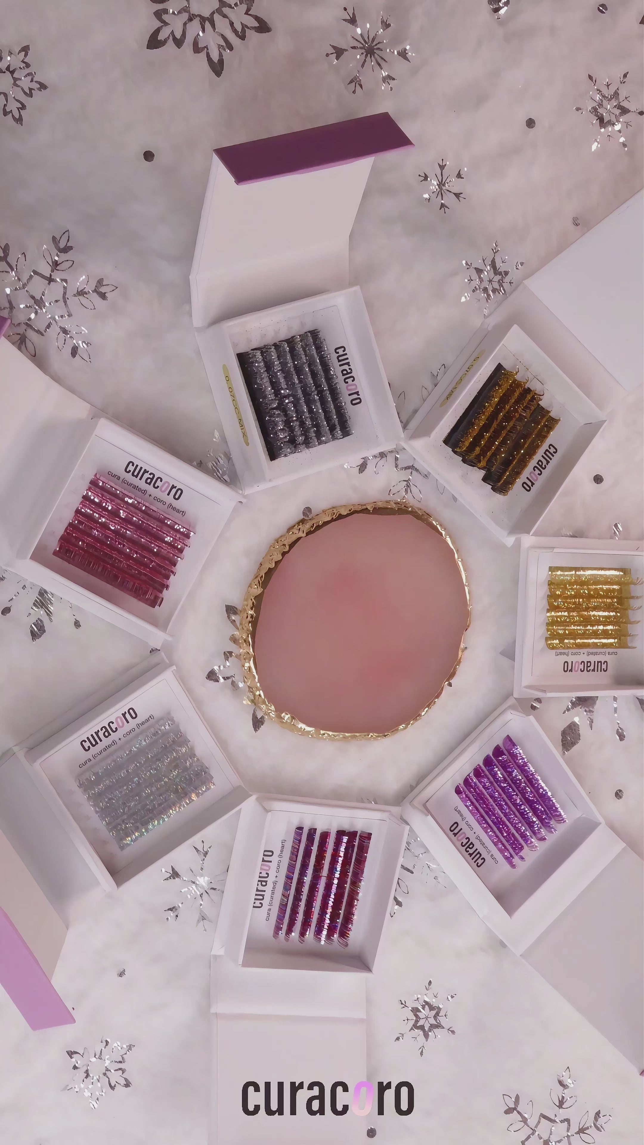 Super Mink Festive Tinsel Soft Pink 0.07