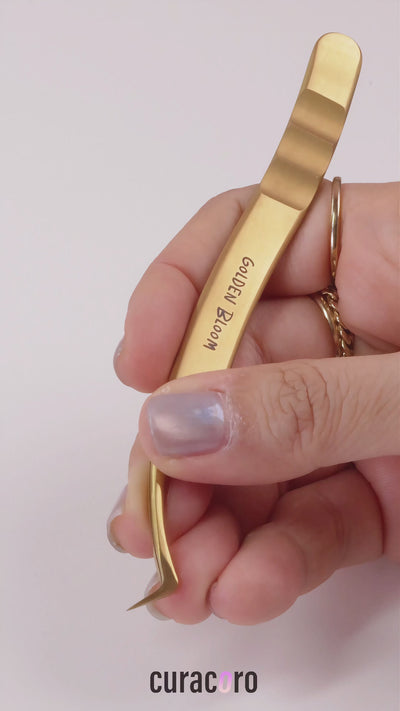 90° Tweezer - Golden Bloom