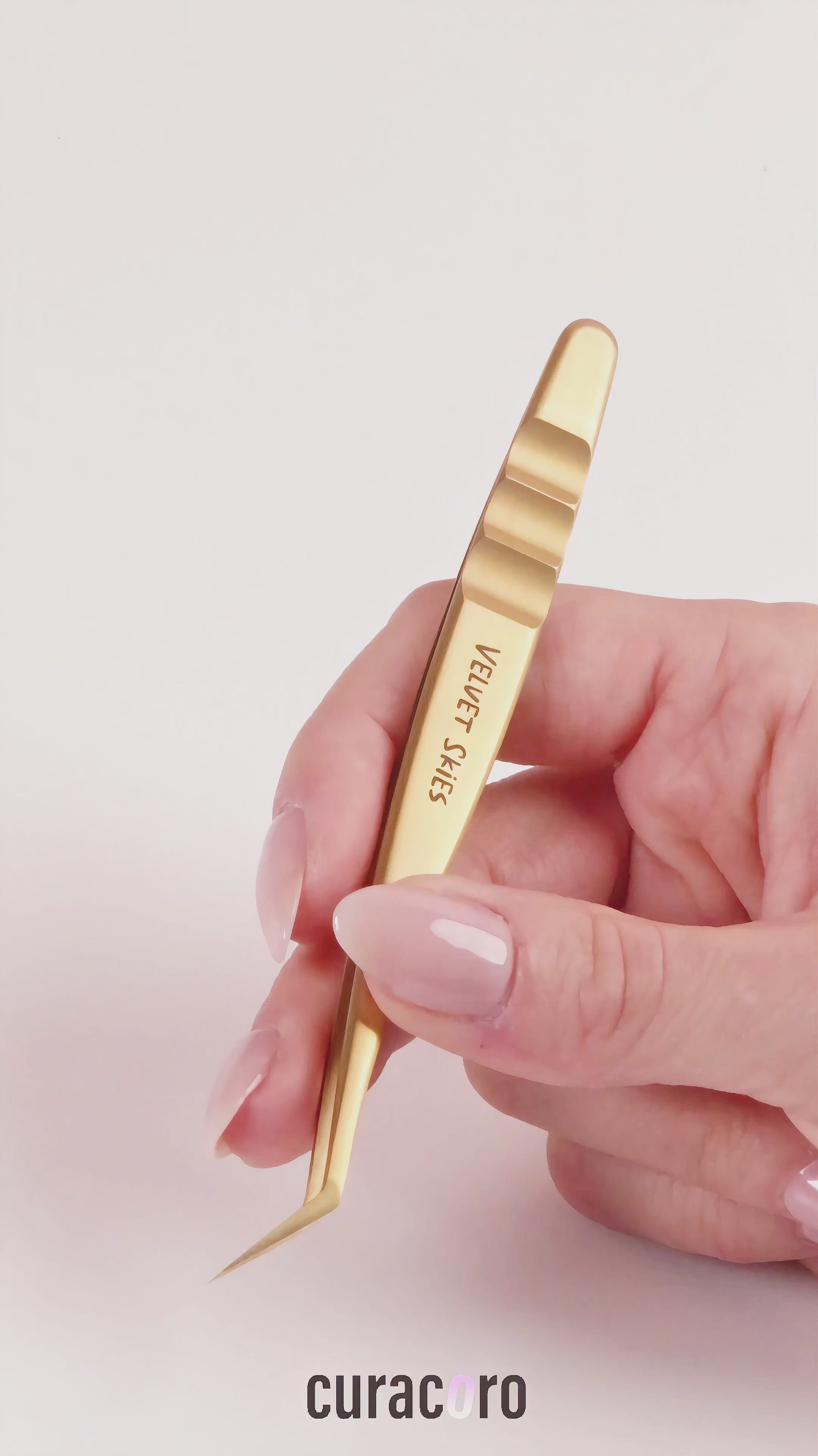 50° Long Tip Tweezer - Velvet Skies