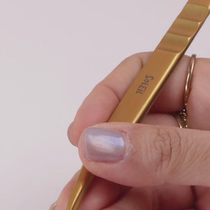 50° Short Tip Tweezer - Soleil