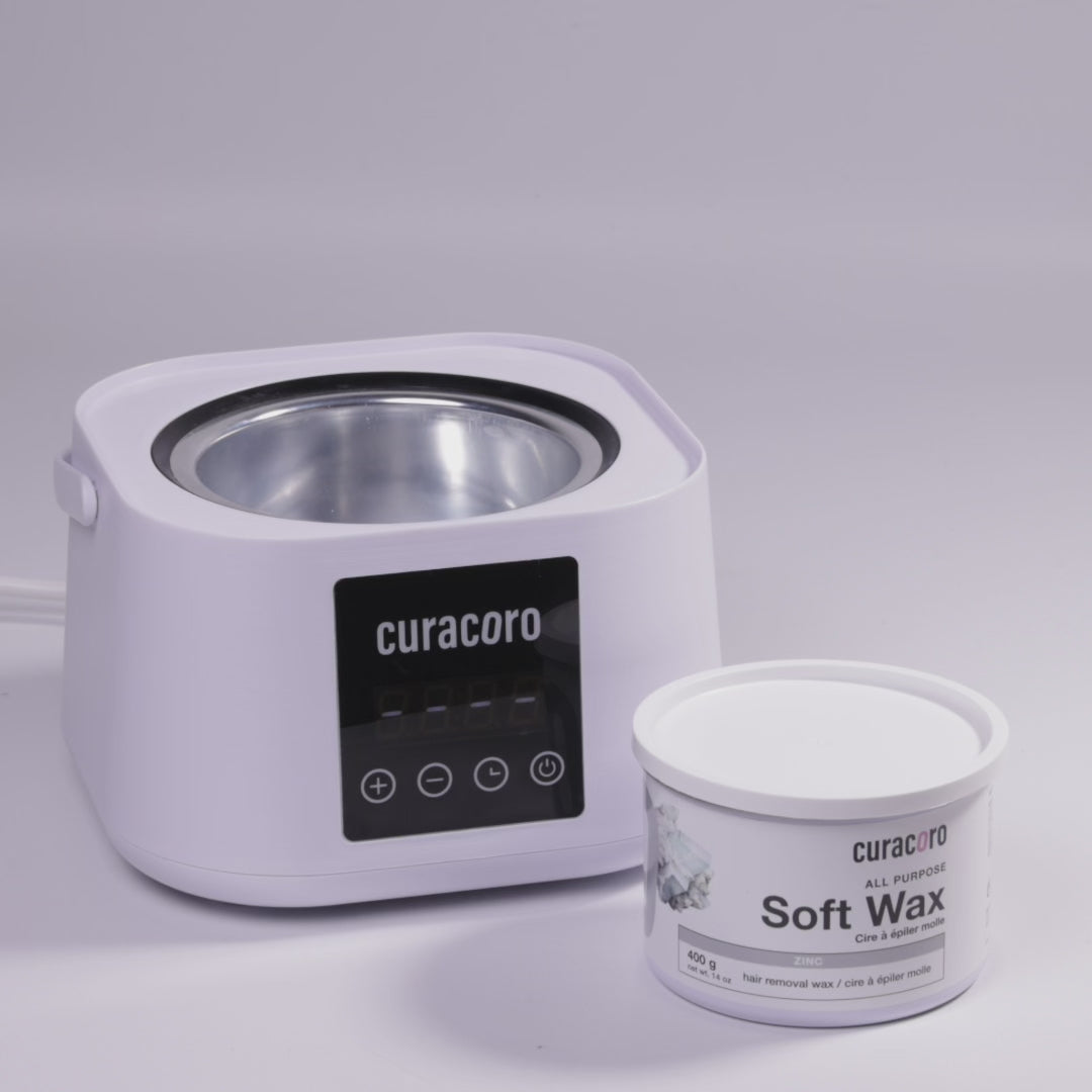 Curacoro Italian Soft Wax – Zinc Oxide (400g/14oz)