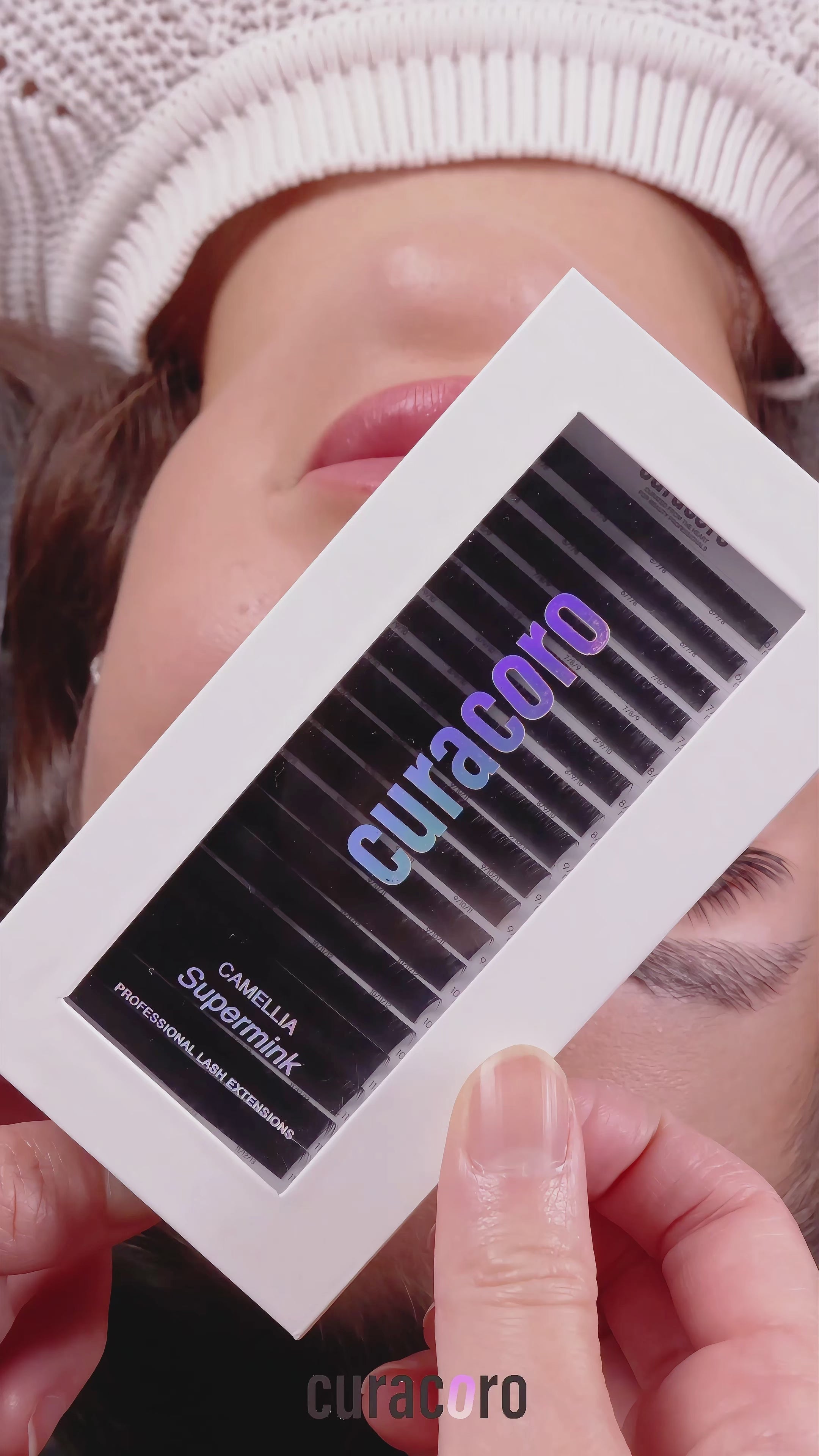 Camellia Super Mink Textured Lashes 0.07mm (18 lines)