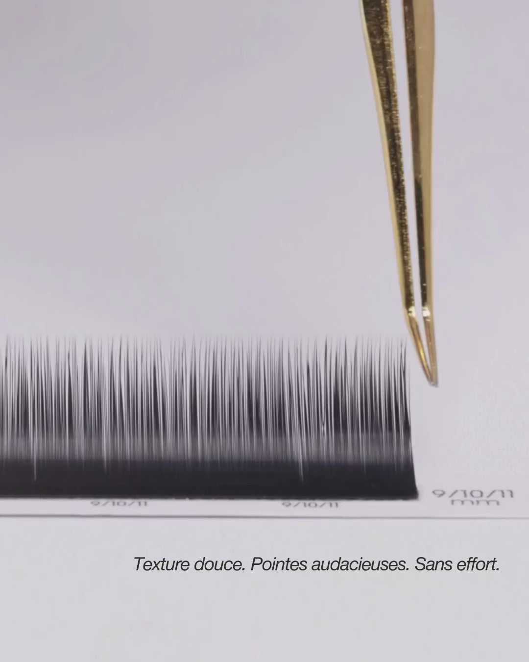 Camellia Super Mink Textured Lashes - Dark Brown 0.07mm