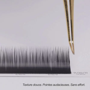 Camellia Super Mink Textured Lashes 0.07 - Black Brown (Cafe Noir Brown)