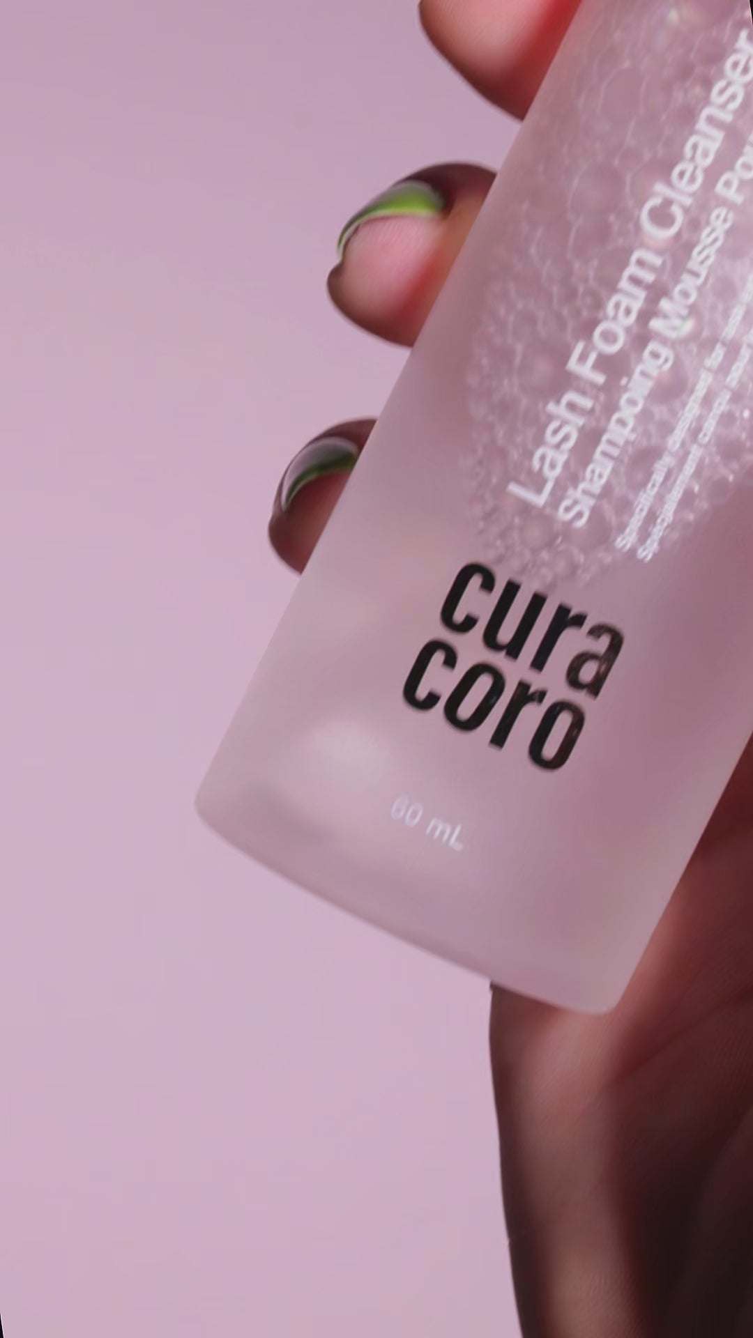 Curacoro Lash Foam Bath 60ml - Rose Scent