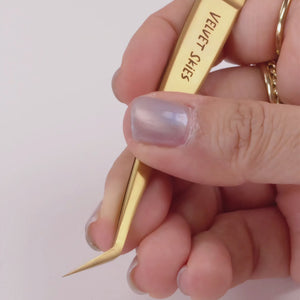 50° Long Tip Tweezer - Velvet Skies