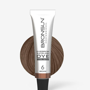 Bronsun Nude Range Eyebrow and Eyelash Cream Dye - Brown 