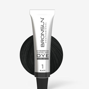 Bronsun Nude Range Eyebrow and Eyelash Cream Dye - Black 
