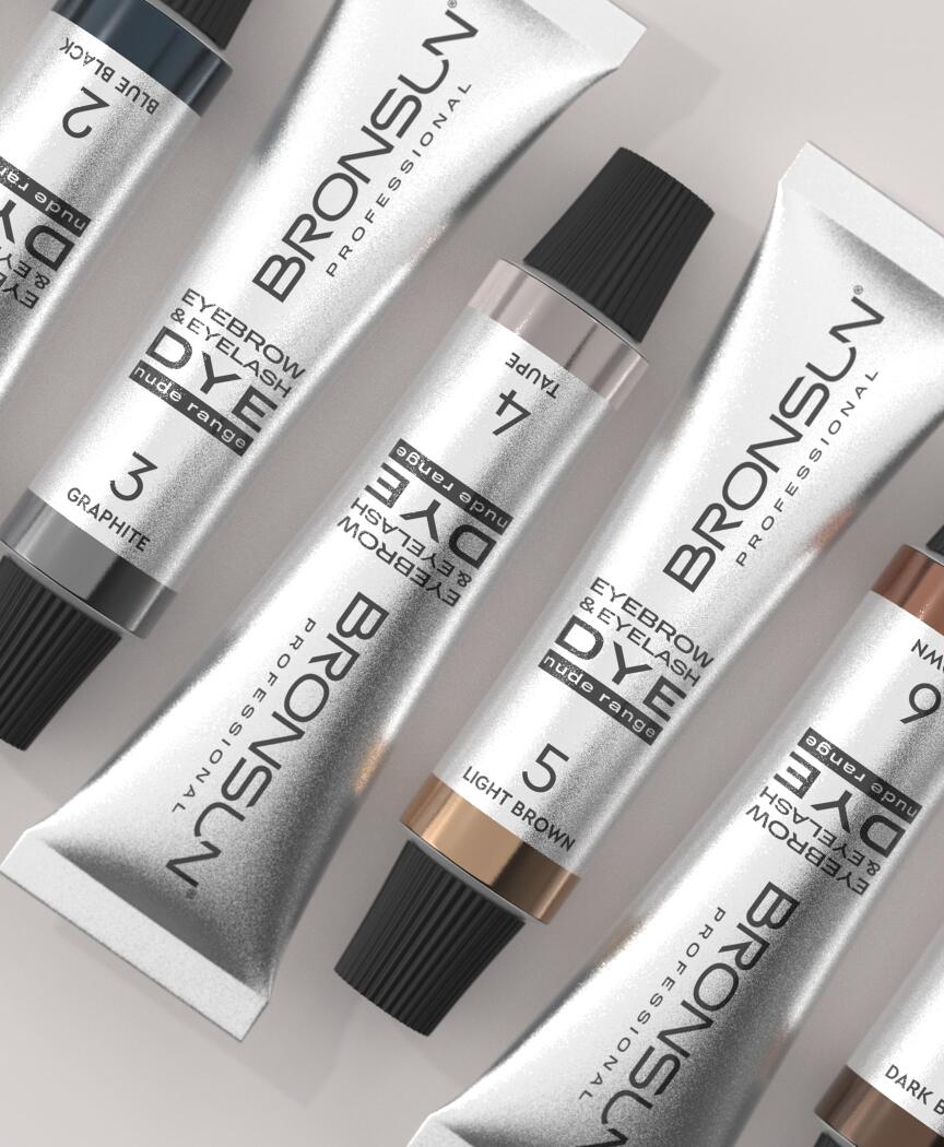 Bronsun Nude Range Eyebrow and Eyelash Cream Dye - Taupe 