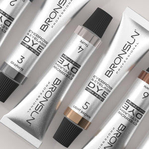 Bronsun Nude Range Eyebrow and Eyelash Cream Dye - Light Brown 