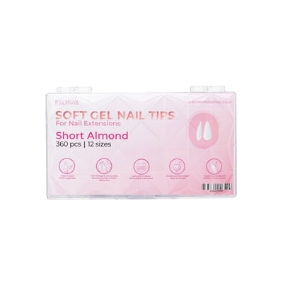 Curacoro ProNail Soft Gel Tips - Mandel