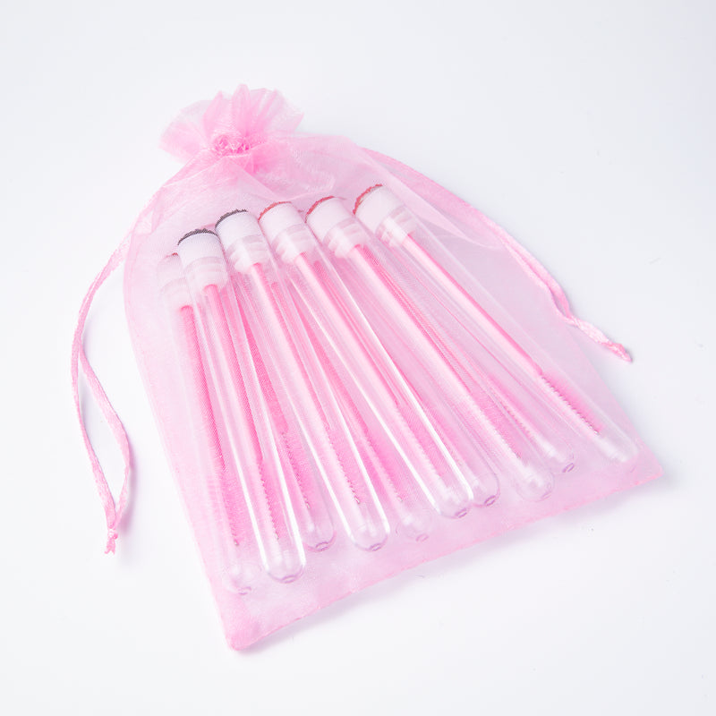 Bubble Gum brush wand (10 tubes) for eyelash extensions.