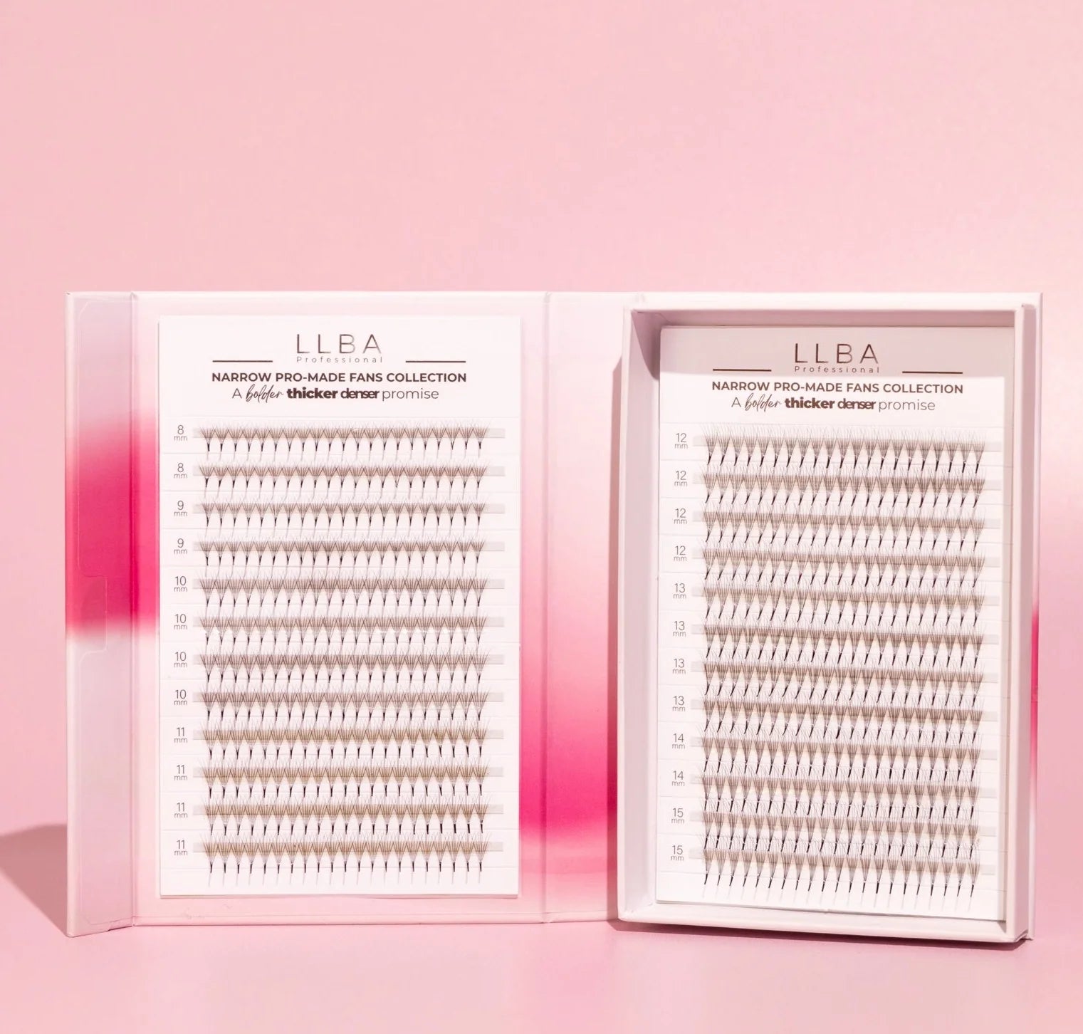 LashFolio Promade fans 5D 0.07 (LB & LC Curl)