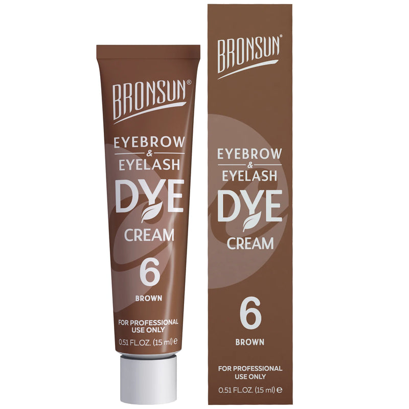 Bronsun Brow and Lash Cream Dye - Brown 