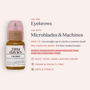Brow Pigments Blonde usage tips and product features 