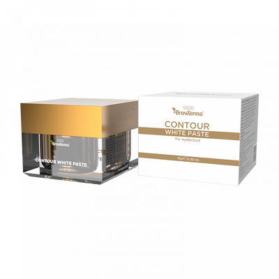 BrowXenna® White Contour paste, 10g - product display 