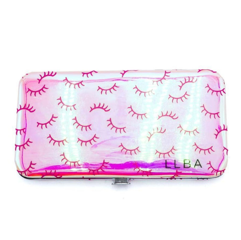 Magnetic tweezer case (pink pearl with blink)