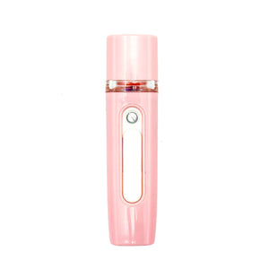 Nano Sprayer for eyelash extension over a white background. 